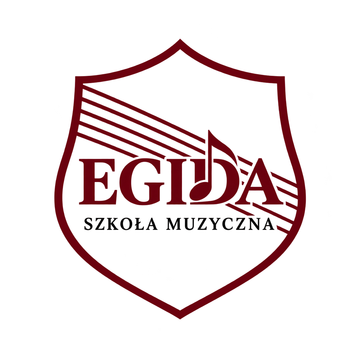 Logo Niepublicznej Szkoły Muzycznej Egida